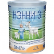 Детский молочный напиток НЭННИ 3 400г, на основе козьего молока, с 12 мес.