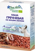 Fleur Alpine Organic Каша гречневая на козьем молоке, 4 мес., 200г