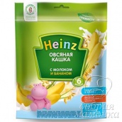 HEINZ Каша Овсяная с молоком и бананом с 6 мес., 250гр.