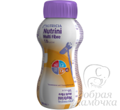 Nutricia Нутрини с пищевыми волокнами  Nutrini Multi fibre Пластиковая бутылочка, 200 мл