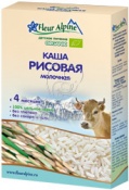 Fleur Alpine Organic Каша молочная рисовая, 4 мес., 200г
