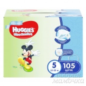 Подгузники Huggies Ultra Comfort Box для мальчиков №5 (12-22 кг) 105 шт