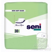 Пеленки Seni Soft BASIC эконом 60x90 см, 30шт.