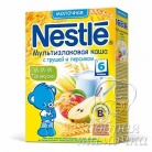 Каша  Nestle Мультизлаковая с грушей и персиком молочная, с 6 мес.